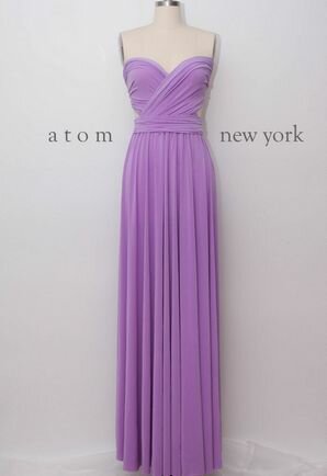 Lavender Infinity Dress, Purple Convertible Dress, Long Dress, Evening Dress, Bridal Party